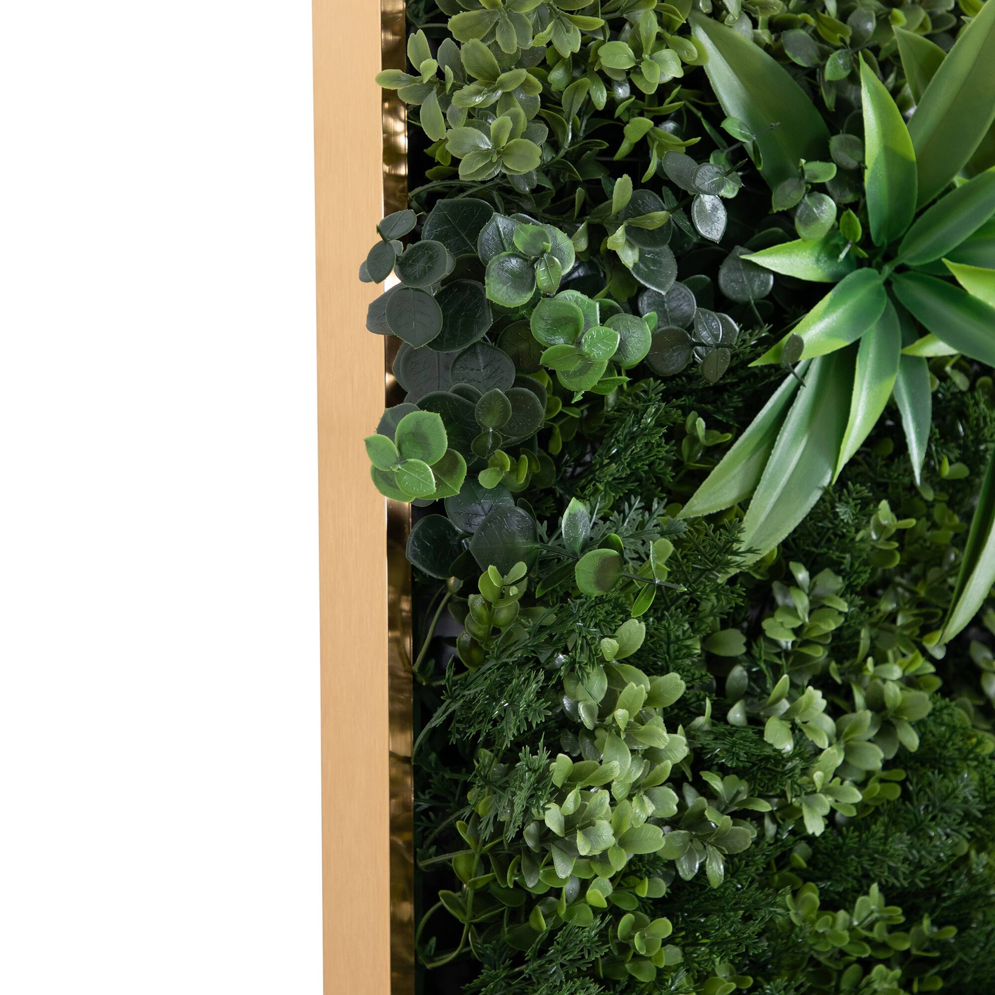 38" Framed Madagascar Forest Artificial Living Wall Art Panel